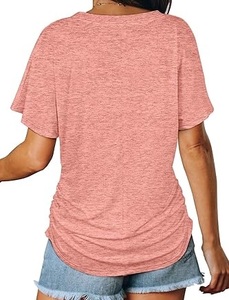 Camisetas de Cuello en V para Hombre, 100% Algodón, de Secado Rápido, Calidad Premium, Corte Regular, Multicolores, Ecológicas y Transpirables, Venta al Por Mayor OEM - Product Image 2