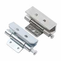 CL237 Stainless Steel Cabinet Hinge Detachable Barrel Hinge 2.5mm with Retaining Ring for Cabinet Door Metal Box Hardware