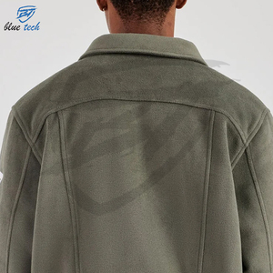 High Quality Custom Printed Embroidery Logo Varsity <b>Jacket</b> Canvas Stand Cow Skin Streetwear Winter Fashion Wholesale OEM Service - Product Image 5