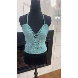 Nuevo diseño de moda vestidos de mujer último top de ganchillo con calidad de exportación - Product Image 6