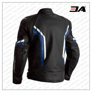 Chaqueta de Motociclismo para Hombre Vanucci, Cuero Genuino de Vaca, Equipo de Protección Nivel 2 CE con Soporte para la Espalda - Product Image 2