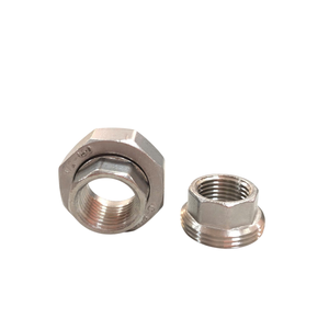 Raccords de tuyauterie en acier inoxydable avec logo personnalisé Union Casting High Level Perfection Gas Industries Surface lisse Bon emballage - Product Image 1