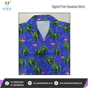 เสื้อฮาวายพิมพ์ลายดิจิตอล,เสื้อปาร์ตี้ชายหาดแขนสั้นราคาถูก - Product Image 5