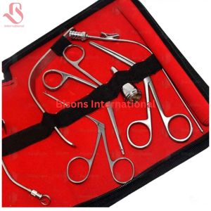 BISONS INTERNATIONAL ขายส่งชุดเครื่องมือผ่าตัดหู คอ จมูก คุณภาพสูง ทำจากสแตนเลสสตีล ใช้ซ้ำได้ สำหรับศัลยกรรมตกแต่ง ได้รับมาตรฐาน CE - Product Image 3