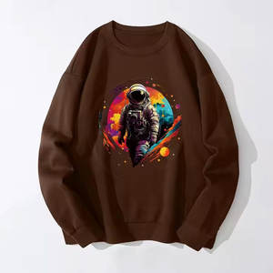 สเวตเชิ้ตวินเทจสำหรับผู้ชายเสื้อสเวตเชิ้ตแบบวินเทจแบบสลิมฟิตทำจากโพลีเอสเตอร์ผ้าคอตตอนโพลีเอสเตอร์ - Product Image 6