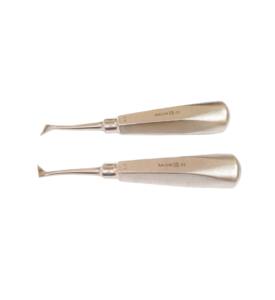 Juego de Elevadores Dentales Manuales Cryer 2 (Izquierdo y Derecho) de Acero Inoxidable de Grado Quirúrgico para Extracción Dental y Cirugía Oral - Product Image 3