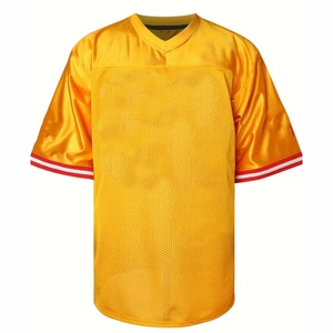 Jersey de Fútbol Americano Transpirable de Malla 100% Poliéster, Fabricado en Pakistán, con Diseño Personalizable y Mangas Cortas - Product Image 2