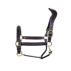 Meilleure vente australienne selle Style en cuir véritable cheval licou couture à la main pour la course - Product Image 4