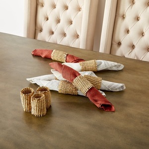 Unique seagrass straw napkin <b>rings</b> for anniversary dining setup hot selling seagrass napkins <b>ring</b> - Product Image 6