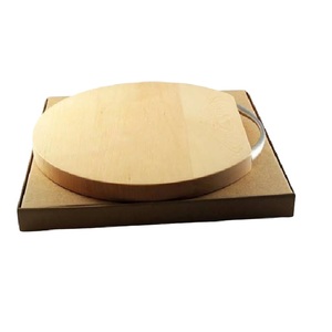 Utensilios de cocina caros, tabla de cortar para regalos de boda, bandeja redonda decorativa para alimentos, bloques de cortar de madera para hotel y hogar - Product Image 5