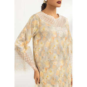 Conjunto de Traje de 3 Piezas para Mujer, Estampado en Cambray con Detalle Bordado IPSTD-77175 - Product Image 2