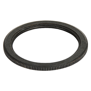 Anello filettato in metallo nero per attacco lampada retro E27 - Product Image 1