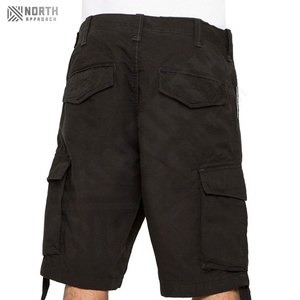 Summer Men's High Street Style <b>Cargo</b> Sweat <b>Shorts</b> <b>Long</b> Length Multi-pockets Baggy Camo Solid Pattern Men <b>Long</b> <b>Shorts</b> Men Summer - Product Image 4