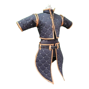 Gambesons médiévaux réalistes, confection modernes, en coton, pour les champs de bataille, artisanat textile, motif uni fait main, Europe, TV, cinéma - Product Image 2