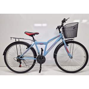 Dorello 2650 modelo de bicicleta con una sola velocidad Azul 26 llanta D marco cesta acero y aluminio material de horquilla - Product Image 2