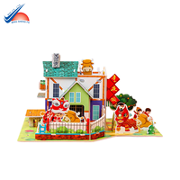 Impression personnalisée de puzzle 3D en carton avec des formes et des personnages personnalisés pour le jeu et les cadeaux des enfants