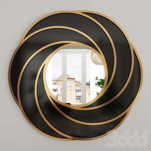 Espejo Decorativo Moderno con Marco de Metal para una Decoración Elegante de Sala de Estar y Vestíbulo - Product Image 1