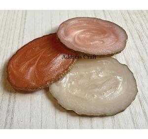 Best Selling High Quality Resin Coasters Custom Color Decorative Tea <b>Cup</b> <b>Mats</b> & Pads Tableware for Drinkware - Product Image 2