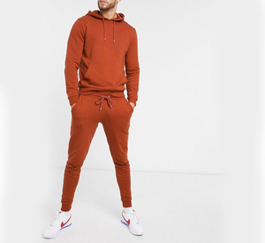 Conjunto de Jogger de lana de alta calidad para hombre, deportes de invierno, chaqueta con cremallera elegante, chándal para correr, Sudadera con capucha para hombre, chándal para correr - Product Image 4
