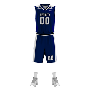 Camisetas y pantalones cortos de baloncesto personalizados de alta calidad, de secado rápido UNIFORMES DE EQUIPO transpirables, 100% de malla transpirable de poliéster, 10 Uds. MOQ - Product Image 3
