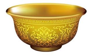 Bols à fruits décoratifs de luxe pour mariage, design doré, élégants et raffinés - Product Image 2