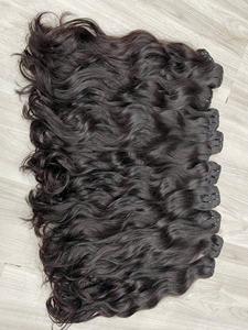 Venta 2025 Cabello Ondulado Natural con Cutícula Alineada al por Mayor de Vietnam, Extensiones de Cabello Humano con Ondas Naturales, Sin Caída, Cabello Sin Procesar - Product Image 4
