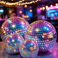 Balle Disco Inflatable Brillante Reflet Dazzle pour Publicité Scénique et Fête à Vendre