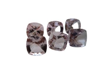 100% Color Rosa Natural morganita corte facetado forma de cojín Calidad exclusiva corte a mano piedra preciosa suelta Natural Rosa morganita OEM - Product Image 4