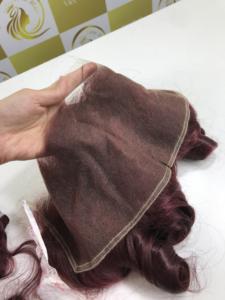 วิกผมแท้เรมี่มีผมตรงสีเบอร์กันดี - Product Image 3