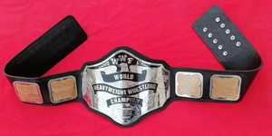 เข็มขัดมวยปล้ำ2023และแผ่นด้านข้าง4มม. แผ่นโลหะผสมสังกะสีเข็มขัดหนังแท้สีแทนผู้ชนะ - Product Image 6