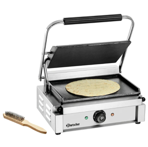 Grill commercial Panini - Grill en aluminium numérique à contrôle de température avec plaques lisses pour usage extérieur et domestique - Product Image 1