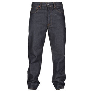 Jeans de Mezclilla para Hombre, Cómodos, Sólidos, Corte Recto, Ajuste Regular, Transpirables, Estilo Urbano, 100% Algodón, Lavado a la Piedra, para Verano - Product Image 2