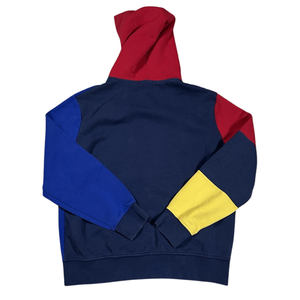 Sudaderas con capucha de primera calidad para hombre, cremallera completa, bloque de Color, azul, rojo, amarillo, algodón transpirable, mezcla de cremallera, sudadera básica para hombre - Product Image 2
