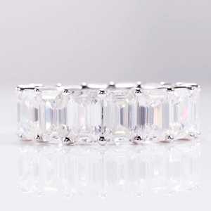 925 argent Sterling taille réglable Hip Hop coupe Halo bague de fiançailles de mariage bijoux fins femmes IGI certifié Moissanite anneaux - Product Image 3