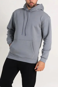 Nouveau Sweat à Capuche Oversize Homme Tendance 2026 – Confortable et Doux, Logo Personnalisé, 100% Coton Léger, Prix Bas & MOQ OEM - Product Image 5