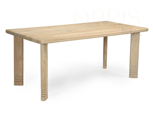 Table à manger en bois de luxe, style de mobilier haut de gamme, finition naturelle - Product Image 2