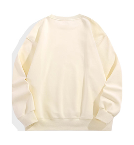 American Style Street Premium Sudadera para hombre Gradient Loose Plain Casual Crew Neck Sudaderas con capucha a granel - Product Image 2