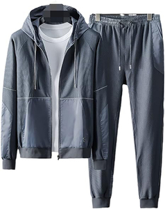 Manufacturer Custom logo Training Jogging Wear Plain Sweatpants and Hoodie Set High Quality Custom Men Sweatsuit Tracksuit - Product Image 5