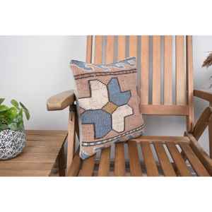 หมอนขนสัตว์14x14สีเบจพับได้ดีไซน์เรียบง่ายลวดลายต้นไม้แบบวินเทจไม่ลื่นเป็นมิตรกับสิ่งแวดล้อม - Product Image 2