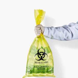 Bolsas desechables de riesgo biológico para tratamiento en autoclave, bolsas de eliminación de residuos hospitalarios, resistentes a perforaciones, proveedor fiable al por mayor - Product Image 4
