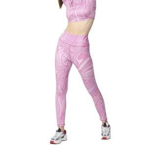 กางเกงโยคะเอวสูงสำหรับผู้หญิง ผ้ายืดสี่ทิศทาง ผลิตจากสแปนเด็กซ์/ไนลอน กระชับสัดส่วน ควบคุมหน้าท้อง ป้องกันแบคทีเรีย เป็นมิตรต่อสิ่งแวดล้อม เหมาะสำหรับการออกกำลังกาย - Product Image 6