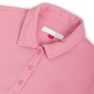 Polos transpirables de secado rápido, venta al por mayor de alta calidad, polos de algodón para mujer, ropa de calle informal, camisas con logotipo personalizado - Product Image 6