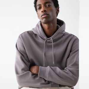 Sudadera con Capucha Extra Grande de Alta Calidad para Hombre, con Logotipo Personalizado, 100% Algodón Tejido, Ecológica, 430 g/m², Sólida, con Bolsillo, para Invierno - Product Image 4