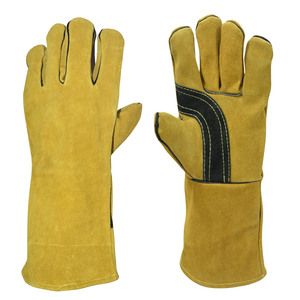 ถุงมือเชื่อมหนังทำมือหลากสีสินค้ามาใหม่ถุงมือยางสำหรับป้องกันมือสินค้ามาใหม่ - Product Image 1