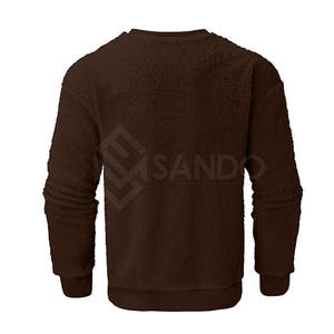Sweat-shirt Sherpa grande taille pour hommes, couleur personnalisée, vêtements d'hiver à la mode avec nouveau design - Product Image 5