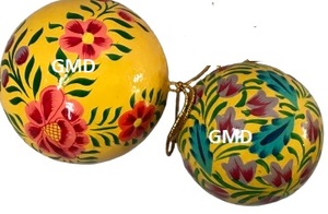 Los adornos de árbol y bolas de Navidad de Cachemira Premium elevan la decoración de sus vacaciones con elegantes adornos navideños - Product Image 2