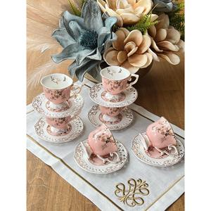 Tazza di caffè turco Molise rosa 12 pezzi per 6 persone