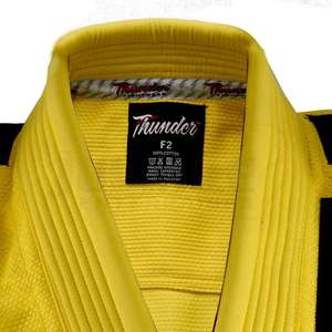 Profesional personalizado 100% algodón azul y blanco Gi BJJ Kimono liso Jiu Jitsu uniforme Unisex MMA pantalones cortos brasileño Jiu Jitsu - Product Image 3