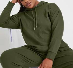 Sweat à capuche unisexe en polaire respirant anti-rides de qualité supérieure pour femme, mélange polyester/coton, style streetwear hiver, coupe longue - Product Image 4