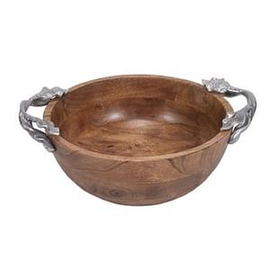 Nouveauté Bol en bois au design personnalisé pour salade ou fruits, vaisselle, service à soupe et à nouilles, articles de table - Product Image 3